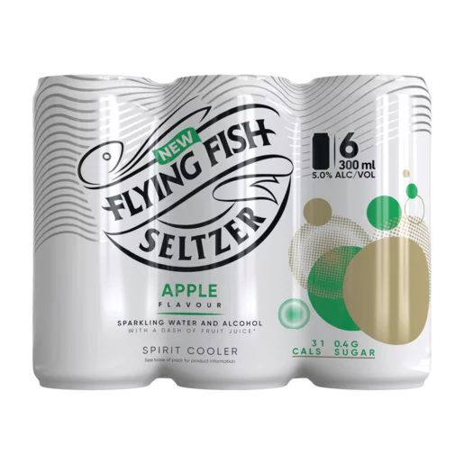 Flying Fish Apple Flavoured Spirit Cooler 6x300ml