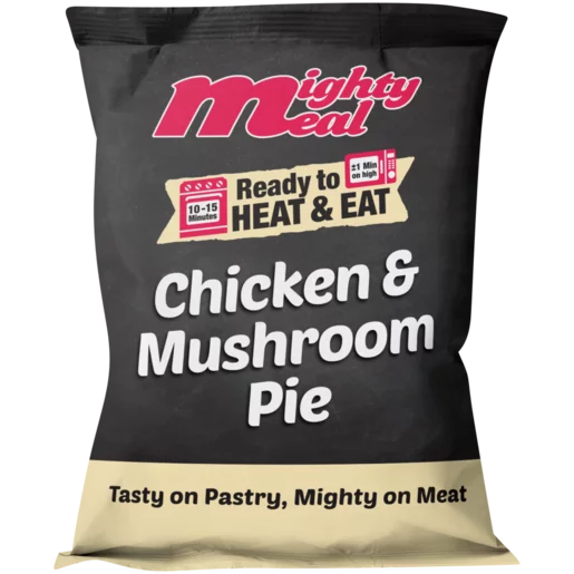 Mighty Meal Frozen Chicken & Mushroom Pie Mighty Meal Frozen Chicken & Mushroom Pie