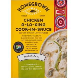 Homegrown Chicken A-La-King Cook-In-Sauce 58g Homegrown Chicken A-La-King Cook-In-Sauce 58g