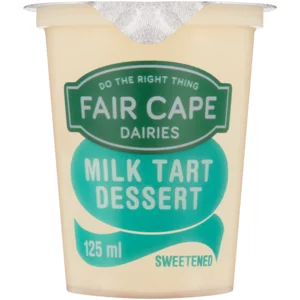 Fair Cape Milk Tart Dessert 125ml Fair Cape Milk Tart Dessert 125ml