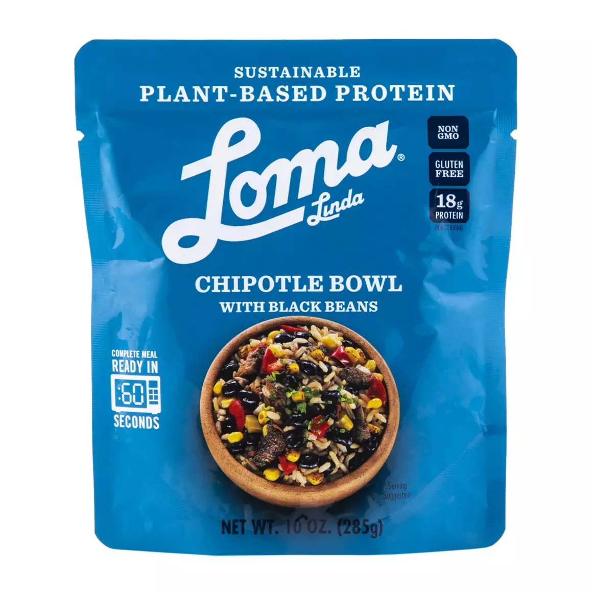 Loma Linda Chipotle Bowl with Black Beans 285g Loma Linda Chipotle Bowl with Black Beans 285g