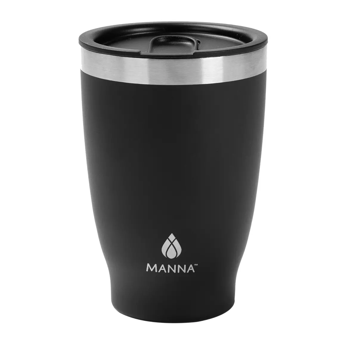 Manna Matt Black Stackable Tumbler 354ml Manna Matt Black Stackable Tumbler 354ml