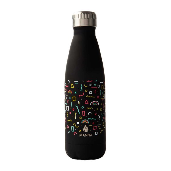 Manna Vogue Squiggles Design Bottle 500ml Manna Vogue Squiggles Design Bottle 500ml