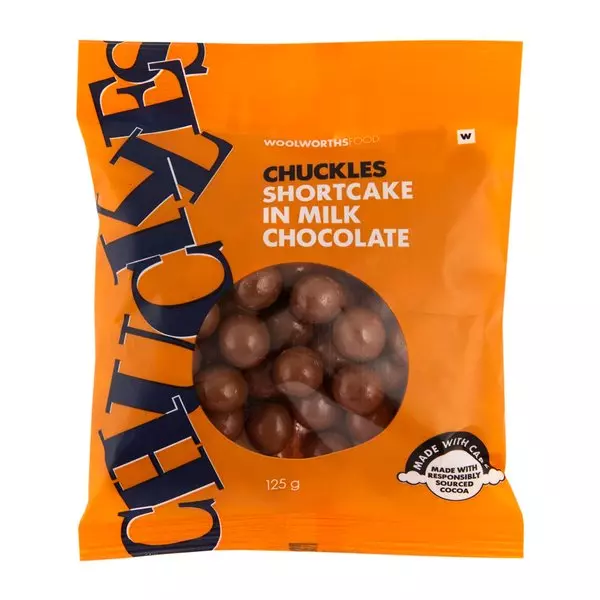 Chuckles Shortcake in Milk Chocolate 125g Chuckles Shortcake in Milk Chocolate 125g