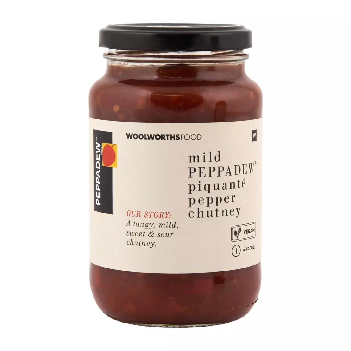 Mild PEPPADEW Piquanté Pepper Chutney 430g Mild PEPPADEW Piquanté Pepper Chutney 430g