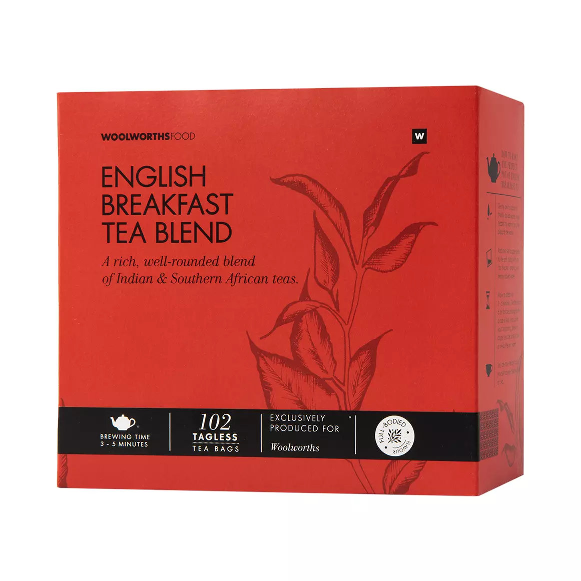 English Breakfast Tagless Tea Bags 102pk