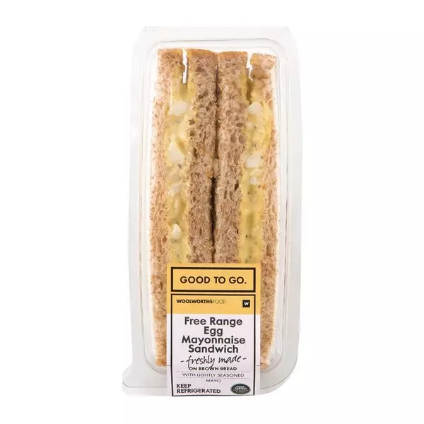 Good to Go Free Range Egg Mayonnaise Sandwich Good to Go Free Range Egg Mayonnaise Sandwich