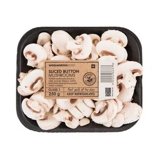 Sliced Button Mushrooms 250g Sliced Button Mushrooms 250g