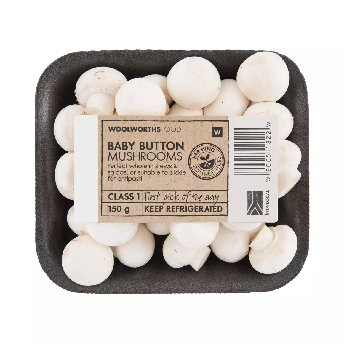 Baby Button Mushrooms 150g Baby Button Mushrooms 150g