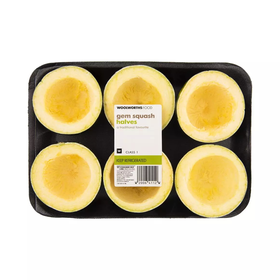 Gem Squash Halves 6pk