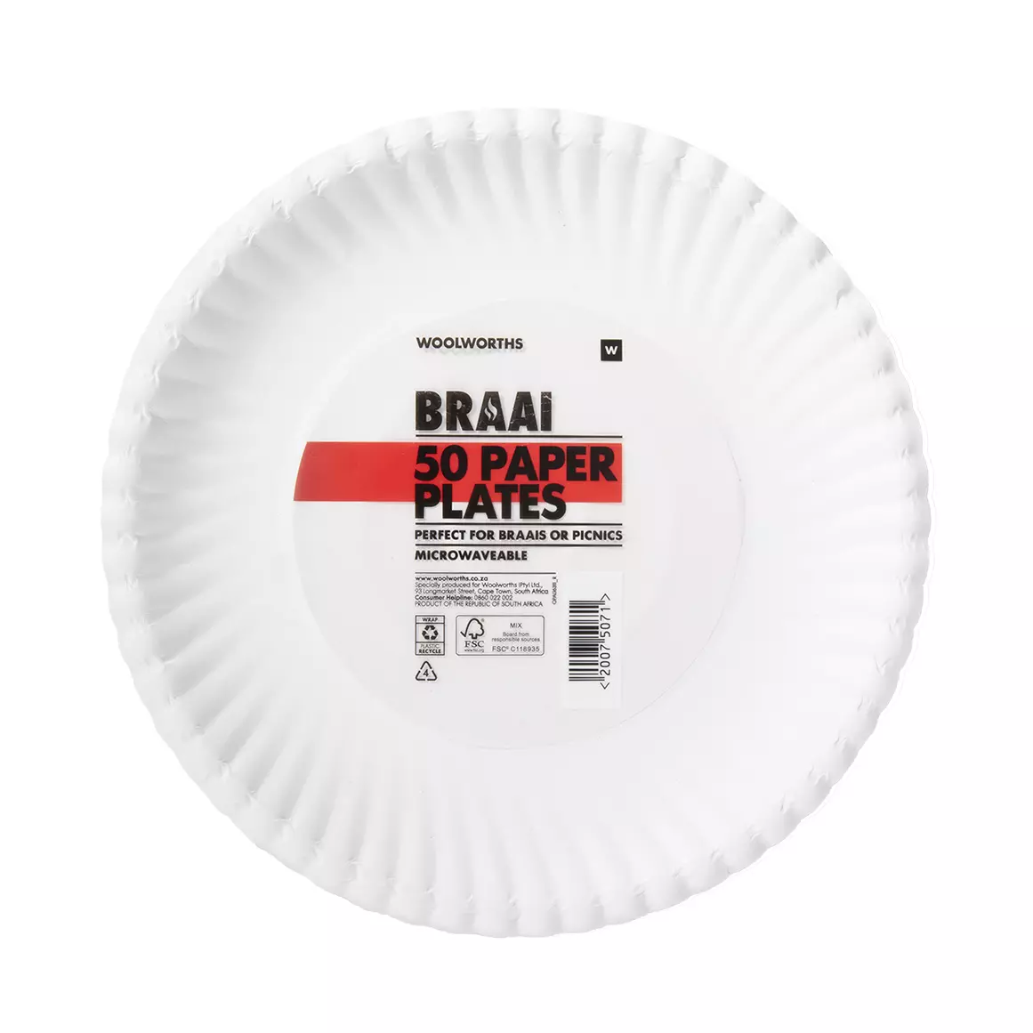 Plain Paper Plates 50pk