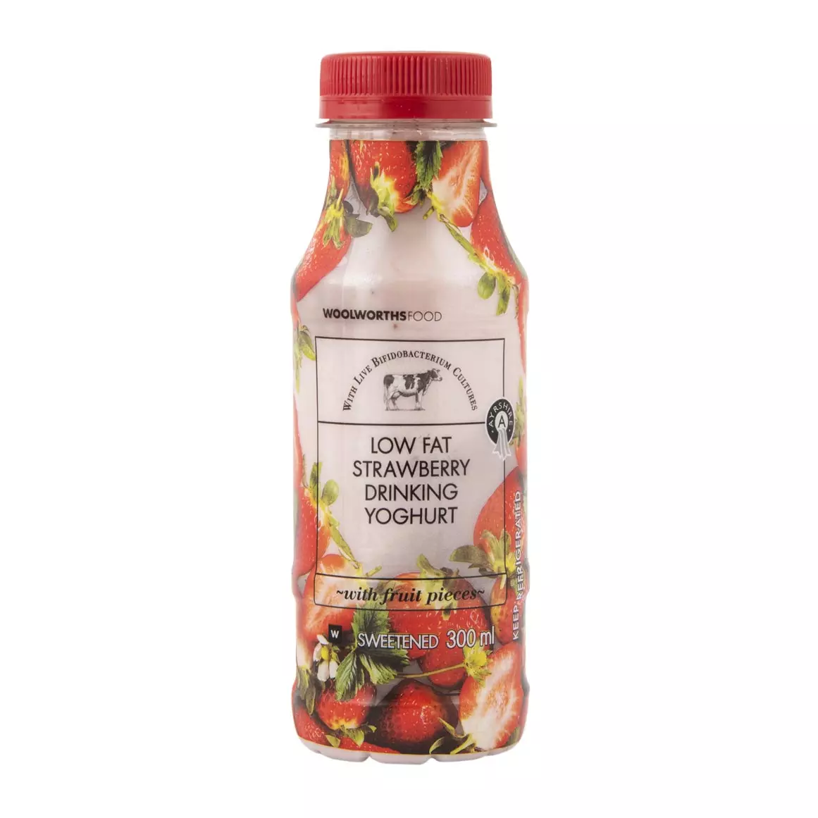 Ayrshire Low Fat Strawberry Drinking Yoghurt 300ml