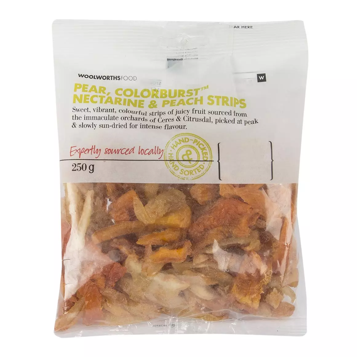 Pear,Colorburst Nectarine and Peach Strips 250g Pear,Colorburst Nectarine and Peach Strips 250g