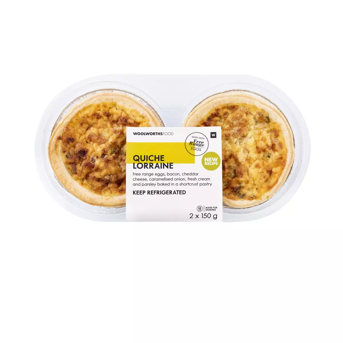 Quiche Lorraine 2x150g Quiche Lorraine 2x150g