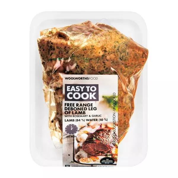 Easy to Cook Free Range Leg of Lamb Avg 900g