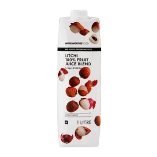100% Litchi Fruit Juice Blend 1L