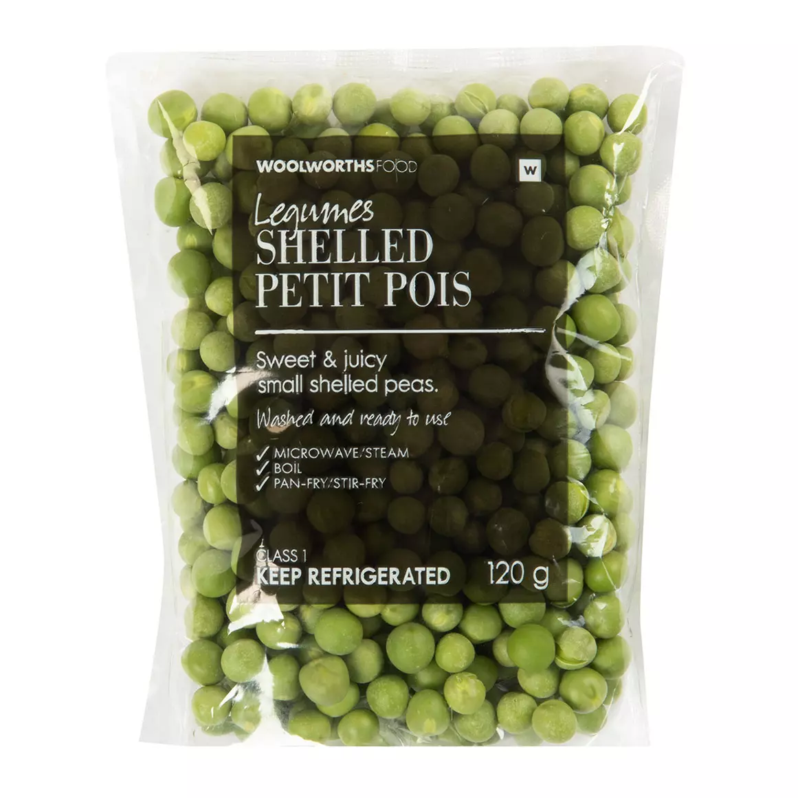Shelled Petit Pois Peas 120g
