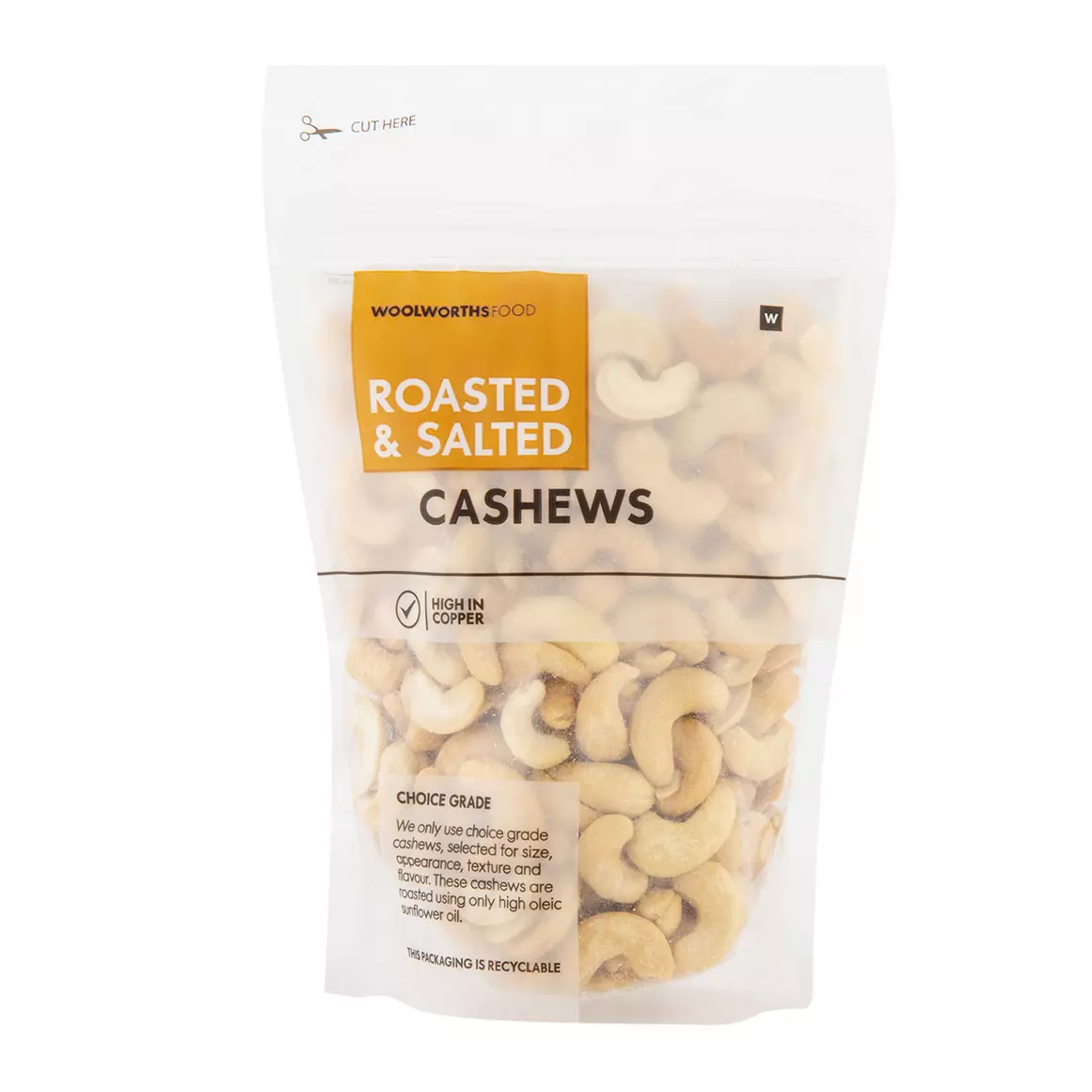 Roasted and Salted Cashew Nuts 250g