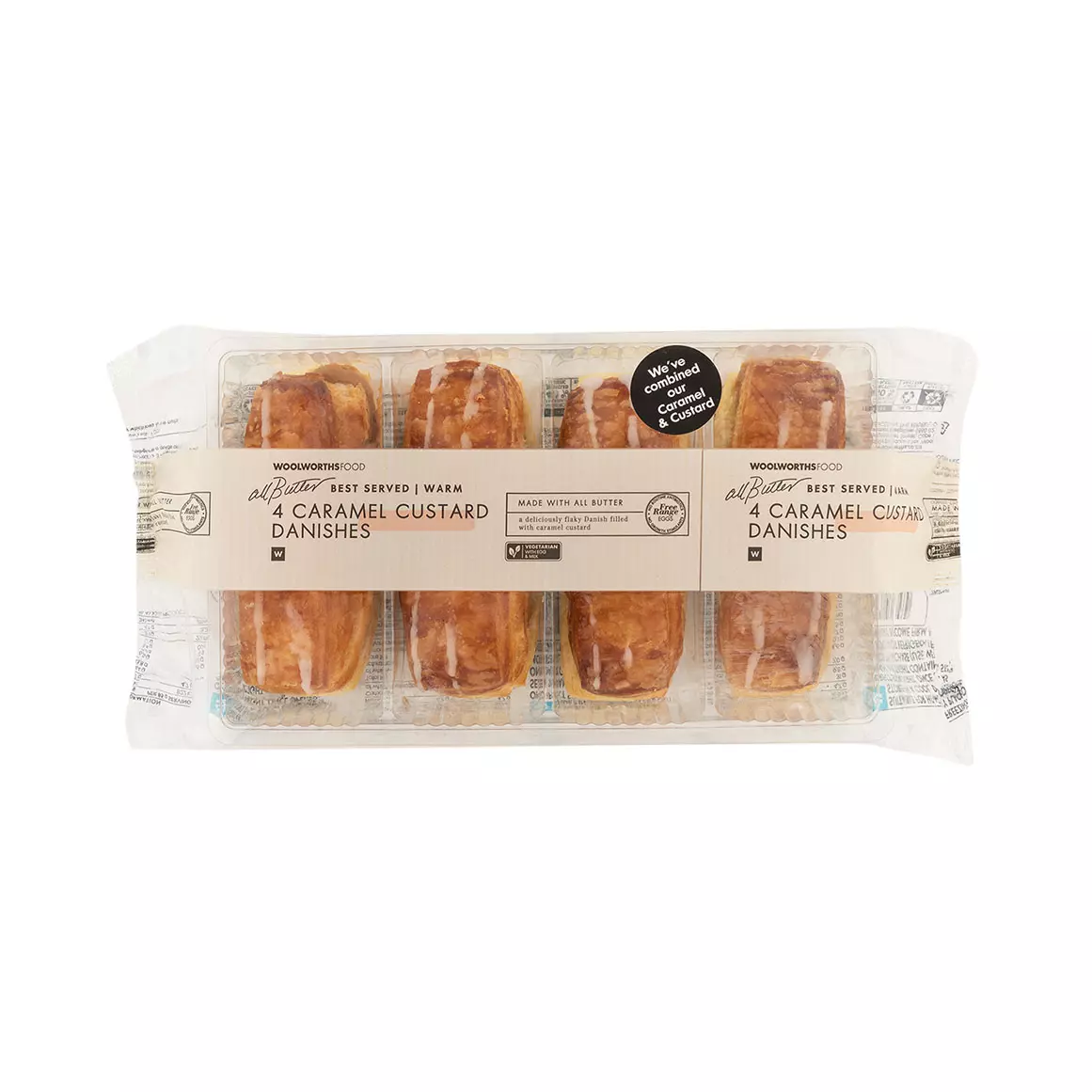 All Butter Caramel Custard Danishes 4pk All Butter Caramel Custard Danishes 4pk