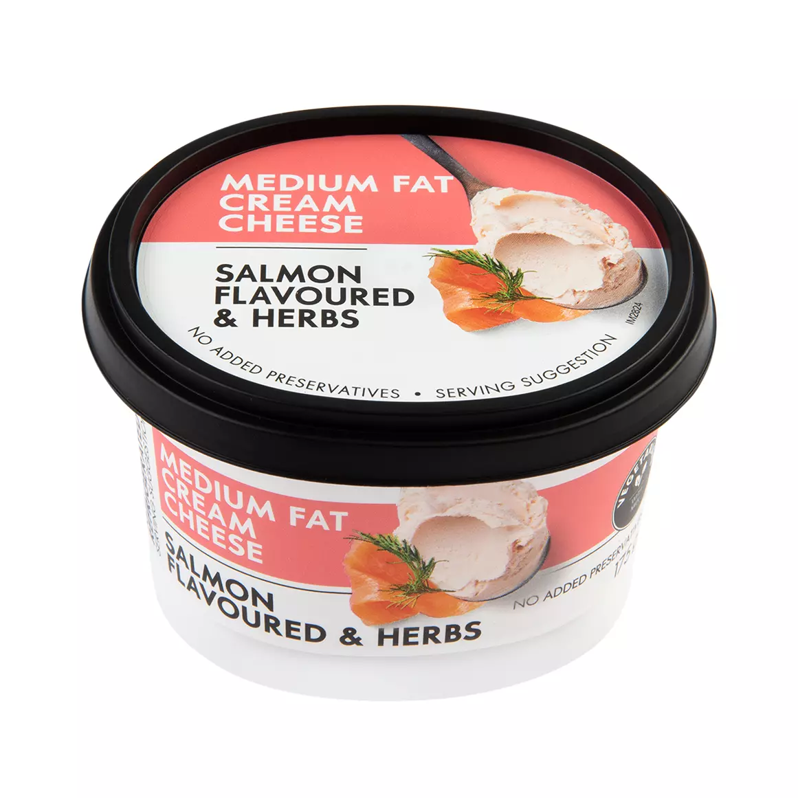 Salmon & Herb Flavoured Medium Fat Cream Cheese 175g Salmon & Herb Flavoured Medium Fat Cream Cheese 175g