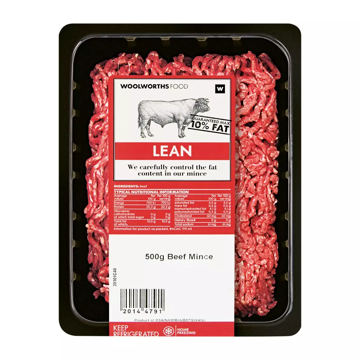 Lean Beef Mince 500g
