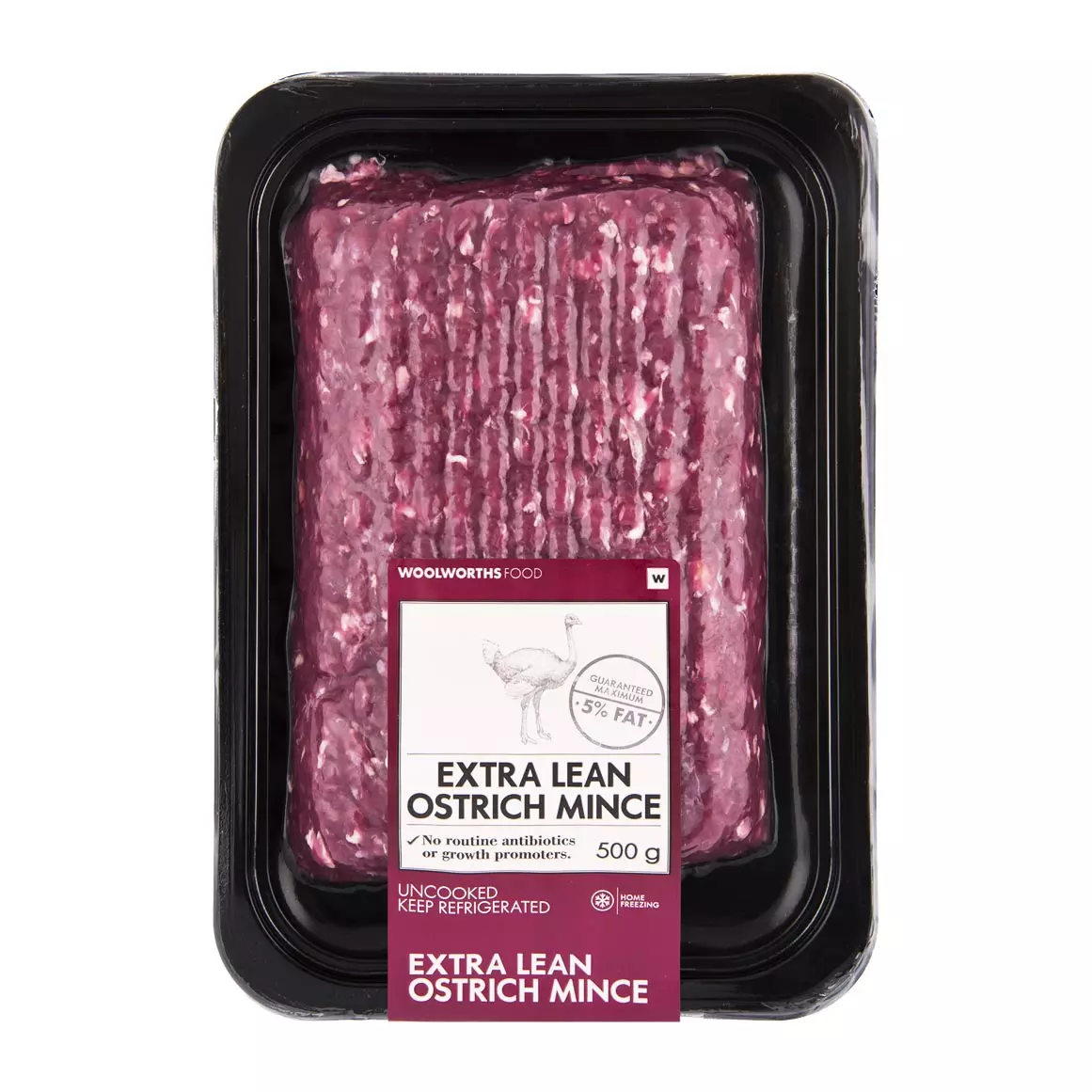 Ostrich Extra Lean Mince 500g