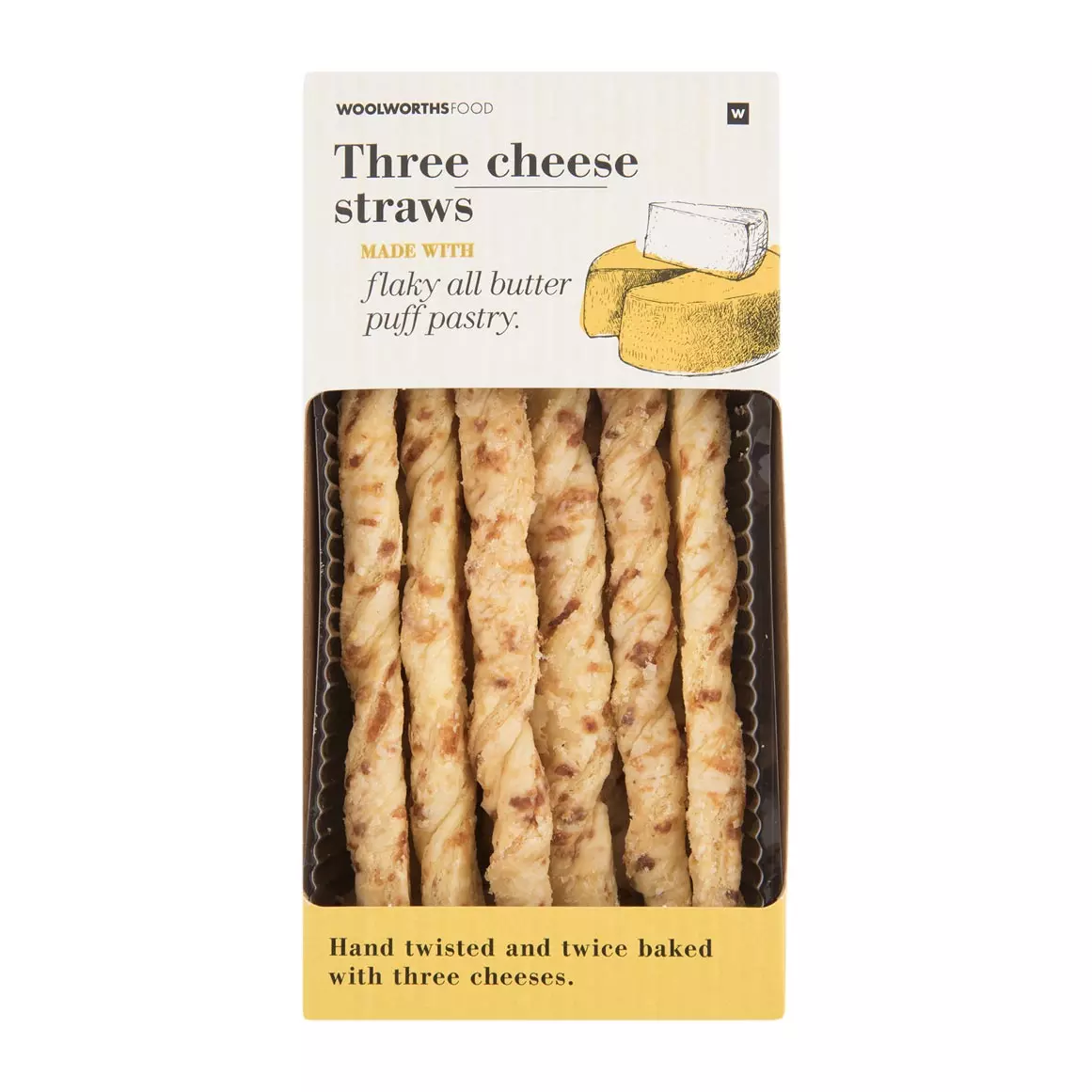 Three Cheese Straws 125g