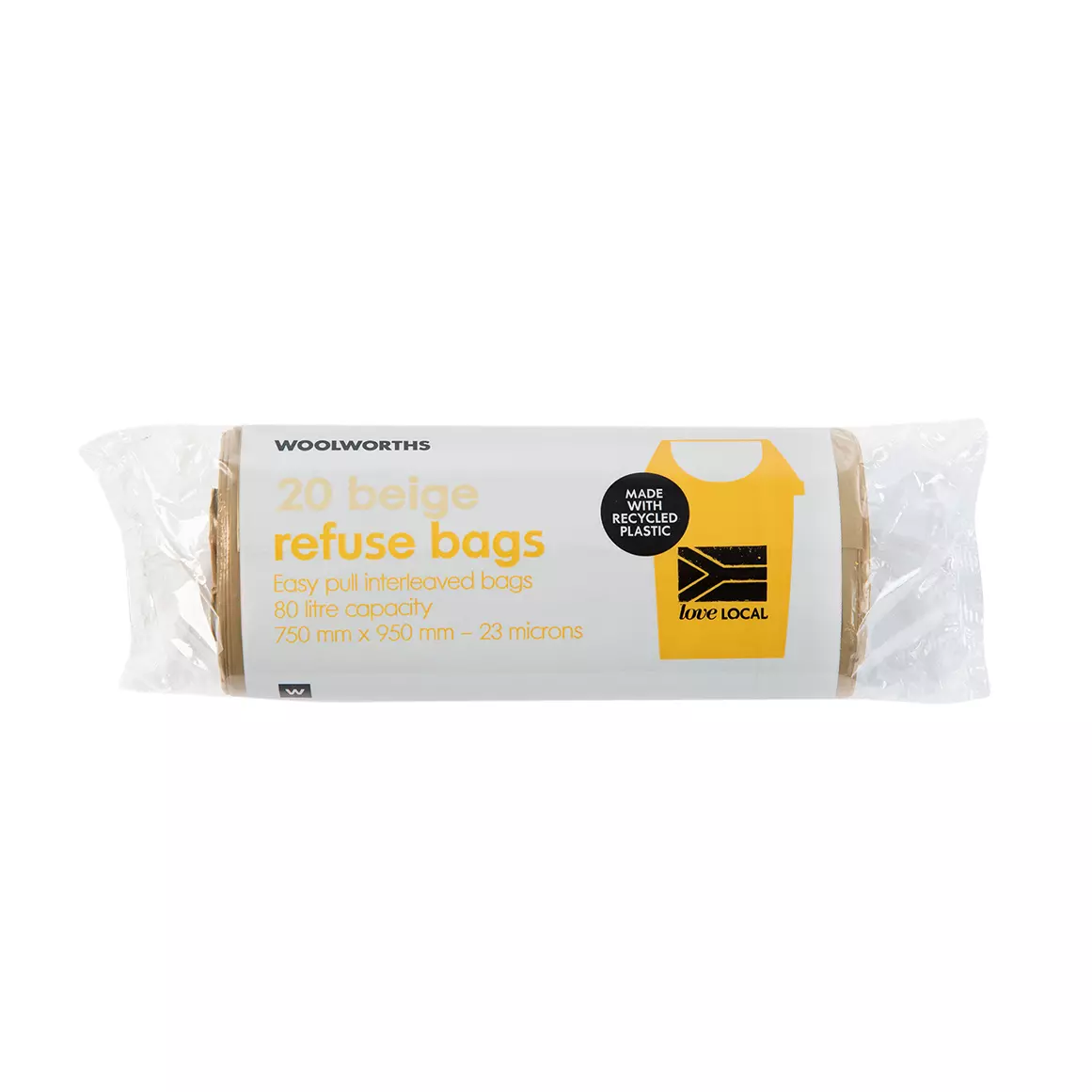 Beige Refuse Bags 20pk