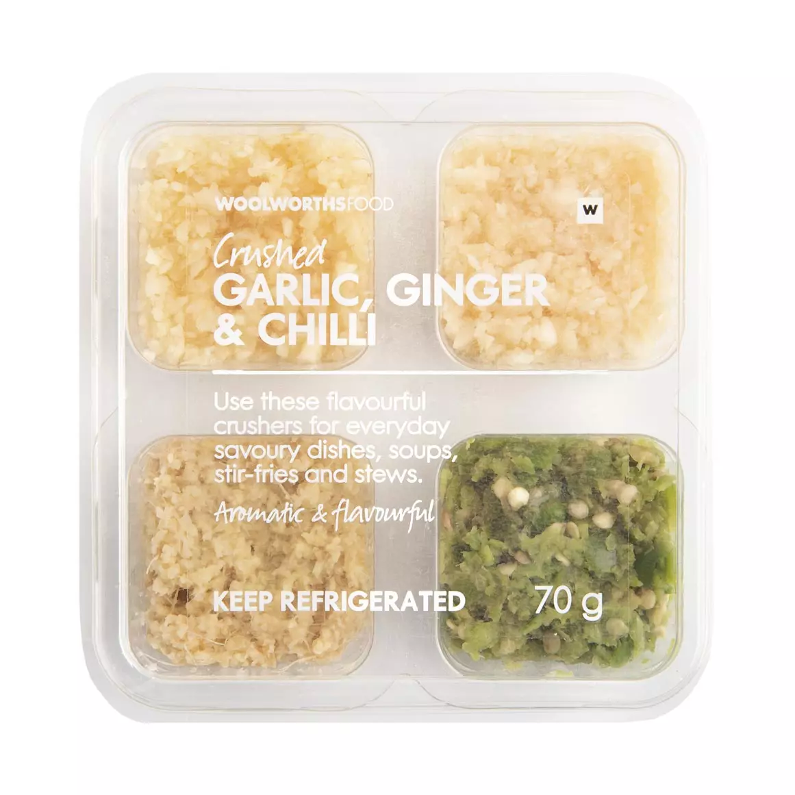Crushed Garlic, Ginger & Chilli 70g Crushed Garlic, Ginger & Chilli 70g