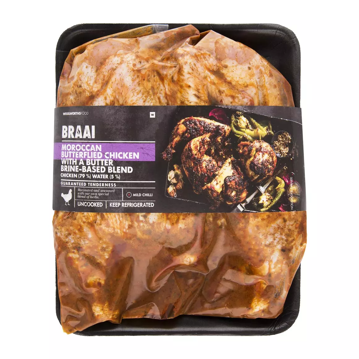 Moroccan Butterflied Chicken Avg 1.4kg