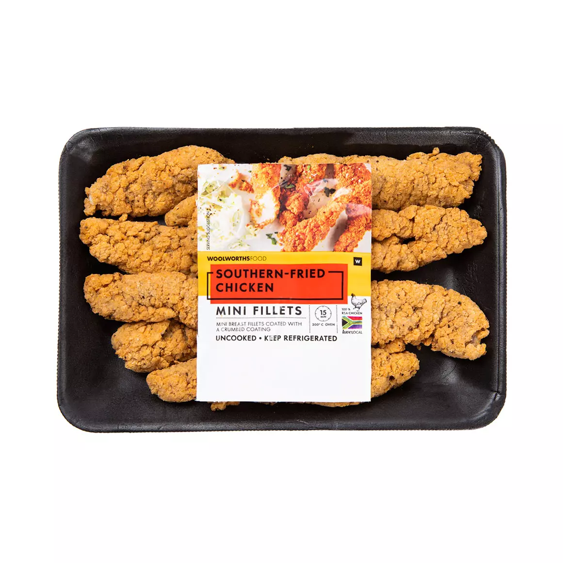 Southern-Fried Crumbed Mini Chicken Breast Fillets Avg 400g