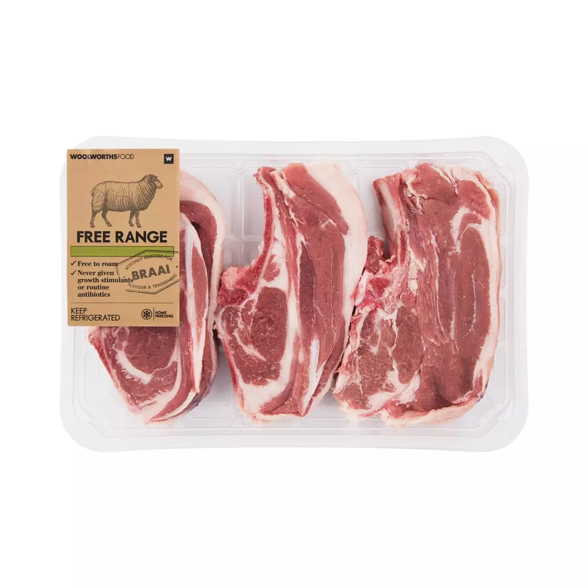 Free Range Lamb Chops Avg 500g Free Range Lamb Chops Avg 500g