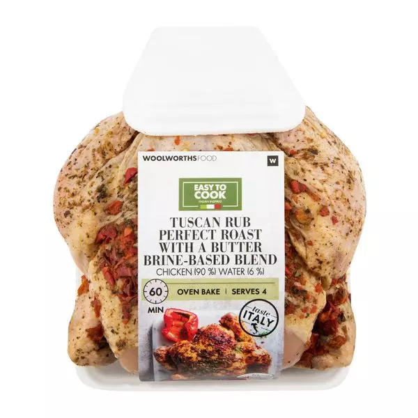 Easy to Cook Tuscan Herb Perfect Chicken Roast Avg 1.2kg Easy to Cook Tuscan Herb Perfect Chicken Roast Avg 1.2kg