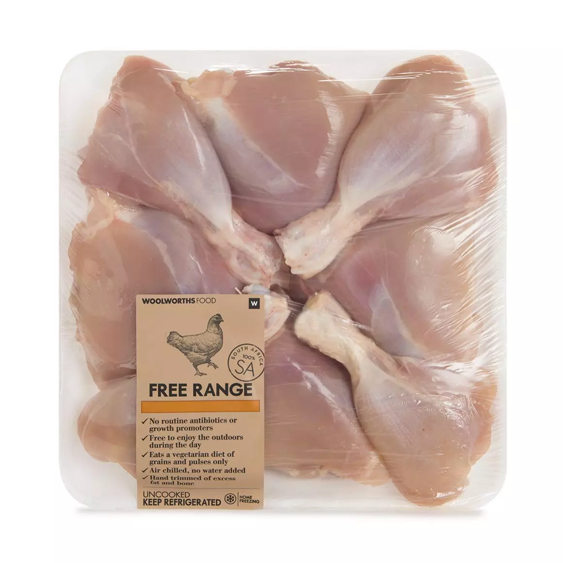 Free Range Skinless Drumsticks & Thighs Avg 1kg