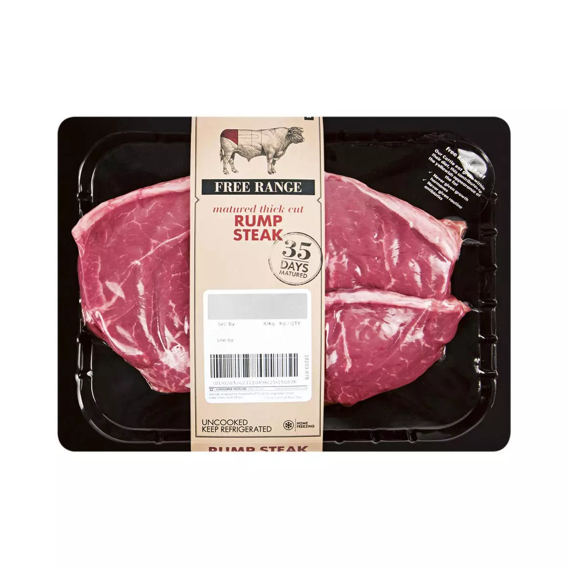 Free Range Matured Thick Cut Beef Rump Steak Avg 700g Free Range Matured Thick Cut Beef Rump Steak Avg 700g