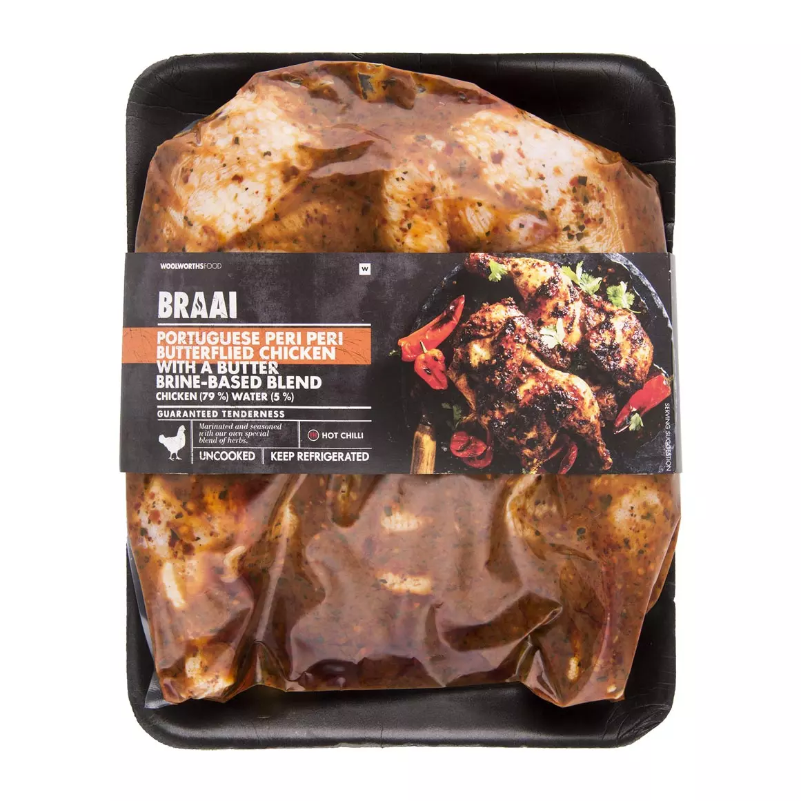 Portuguese Peri Peri Butterflied Chicken Avg 1.3kg Portuguese Peri Peri Butterflied Chicken Avg 1.3kg