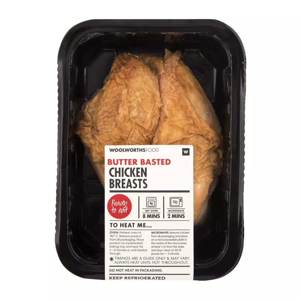 Roast Chicken Butter Basted Breast Fillets Avg 250g Roast Chicken Butter Basted Breast Fillets Avg 250g