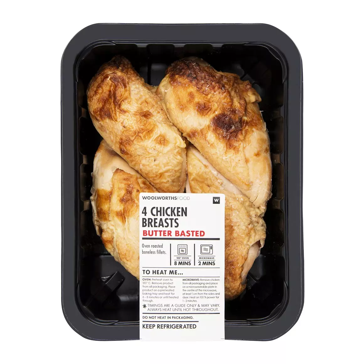 Chicken Breasts Butter Basted Avg 500g