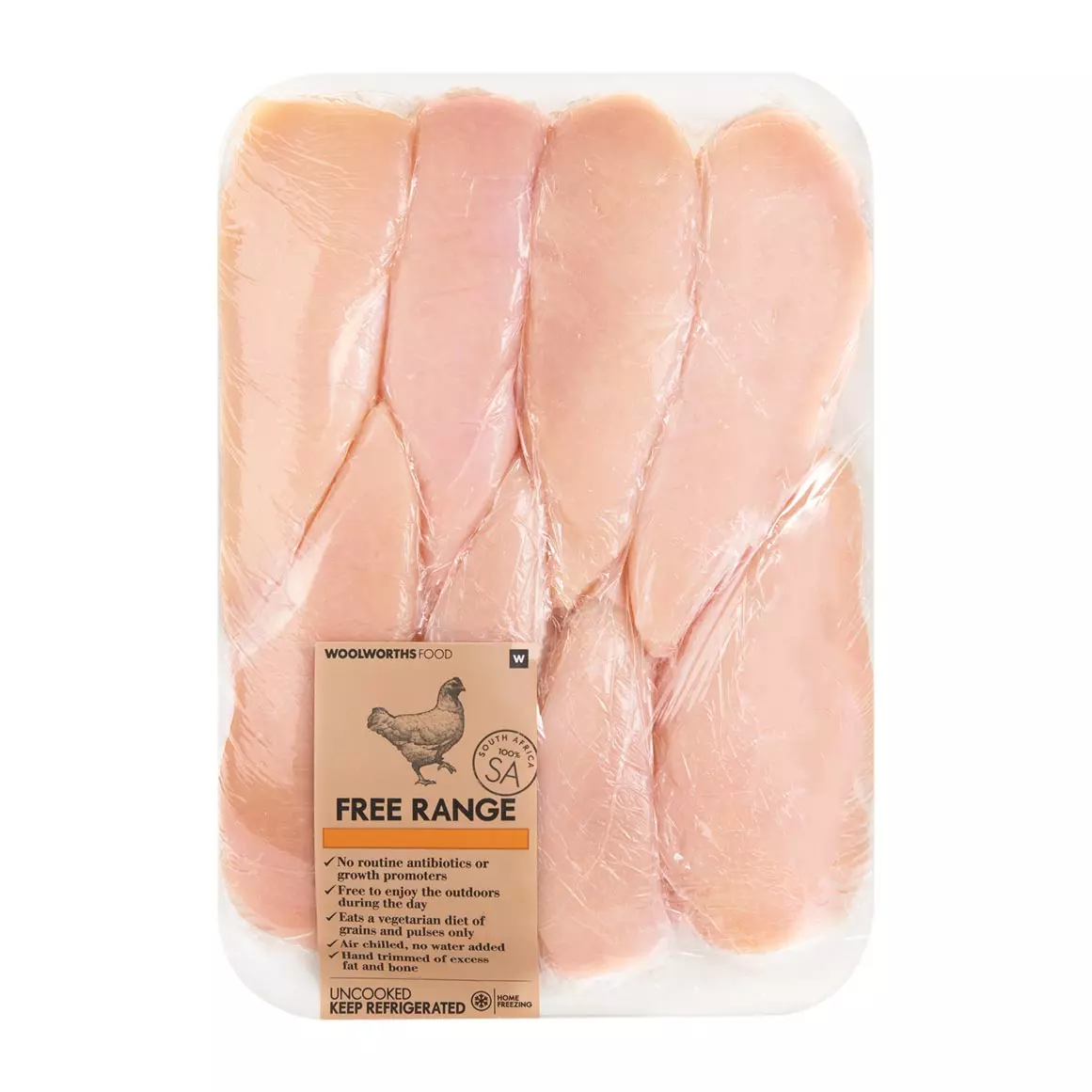 Free Range Skinless Chicken Breasts Avg 850g