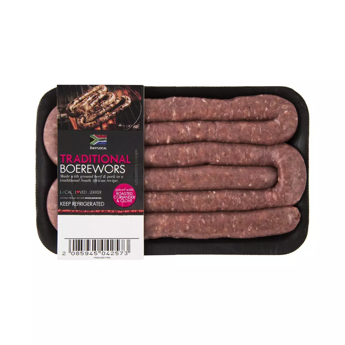 Traditional Boerewors Avg 350g Traditional Boerewors Avg 350g