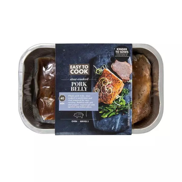 EASY TO COOK Slow-Cooked Pork Belly Avg 1kg EASY TO COOK Slow-Cooked Pork Belly Avg 1kg
