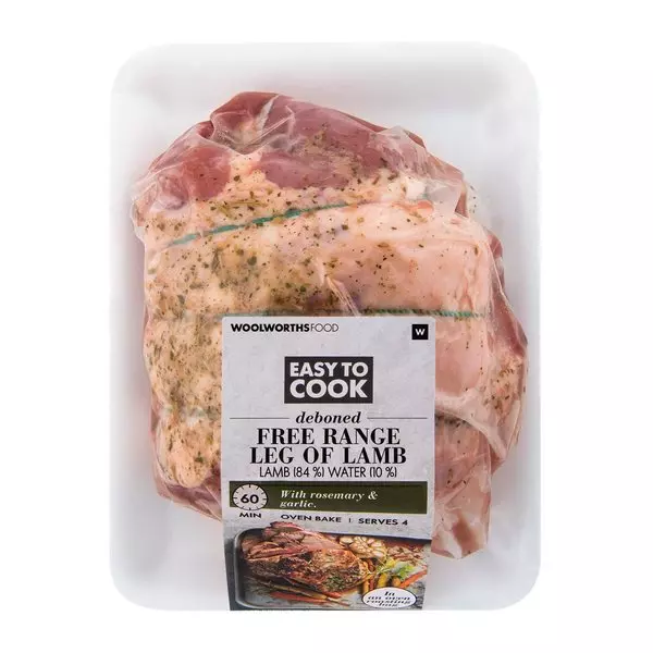 EASY TO COOK Halaal Free Range Leg of Lamb Avg 1kg EASY TO COOK Halaal Free Range Leg of Lamb Avg 1kg