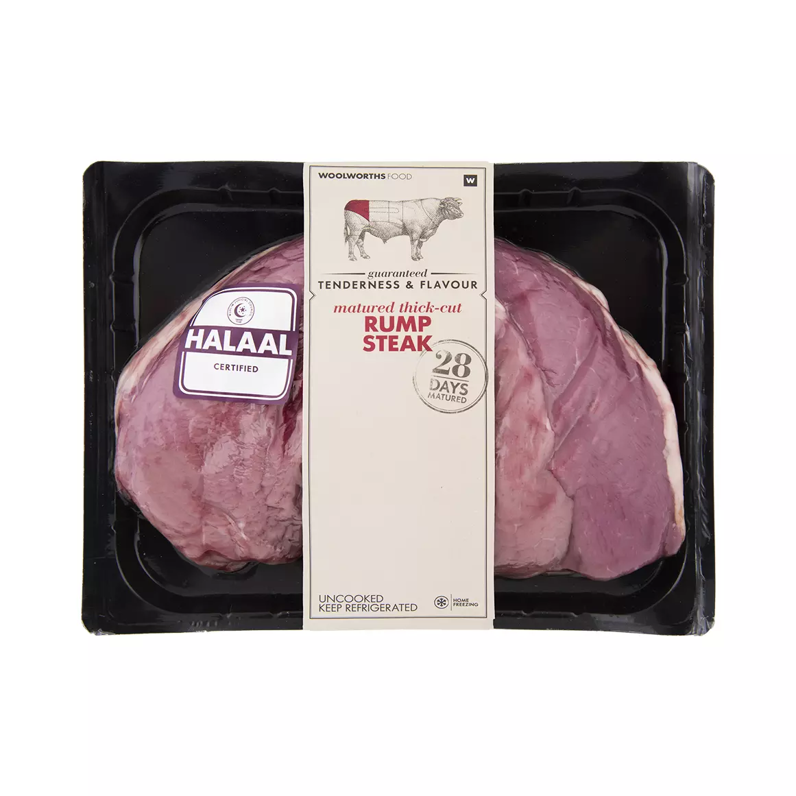 Halaal Matured Thick-Cut Beef Rump Steak Avg 700g Halaal Matured Thick-Cut Beef Rump Steak Avg 700g