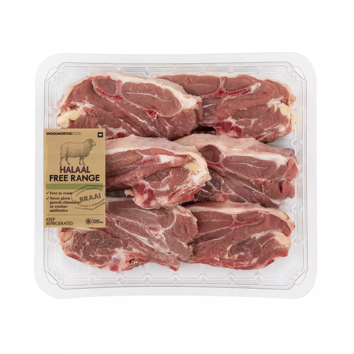 Halaal Free Range Leg of Lamb Chops Avg 1kg Halaal Free Range Leg of Lamb Chops Avg 1kg