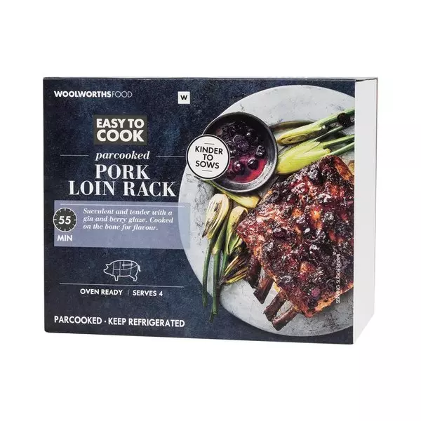 Easy to Cook Pork Loin Rack Avg 1.7kg Easy to Cook Pork Loin Rack Avg 1.7kg