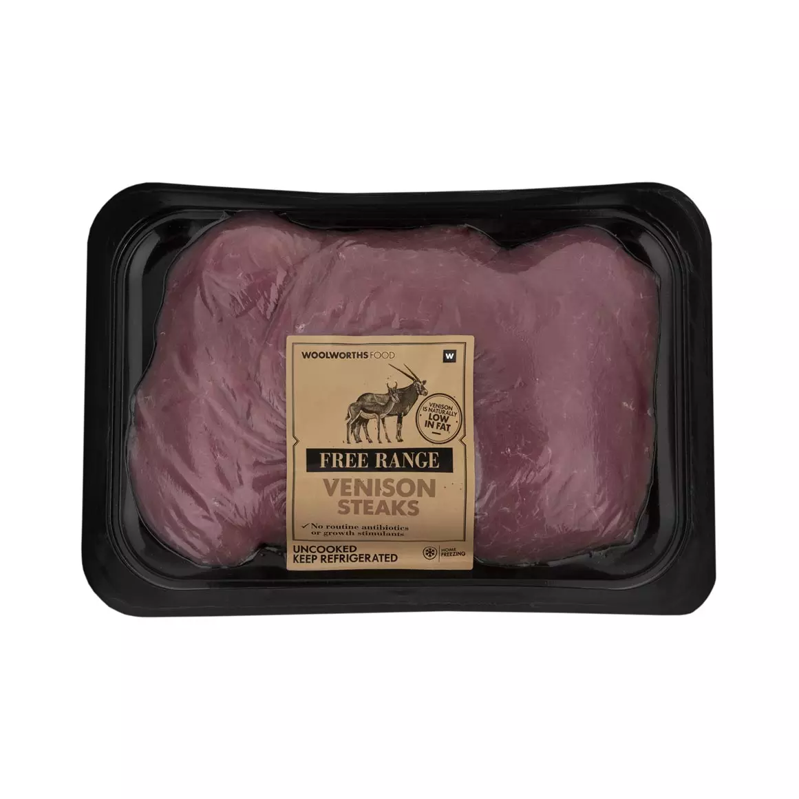 Free Range Venison Steak Avg 500g Free Range Venison Steak Avg 500g