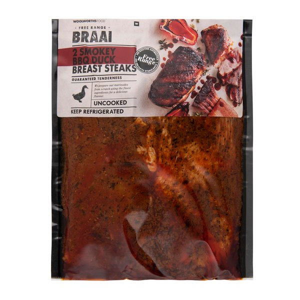 Smokey BBQ Duck Breast Steaks Avg 450 g