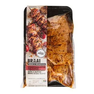 Free Range Shisanyama Style Chicken Espetada Avg 750g Free Range Shisanyama Style Chicken Espetada Avg 750g