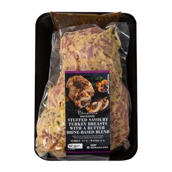 Christmas Stuffed Savoury Turkey Breasts Avg 1.6 kg