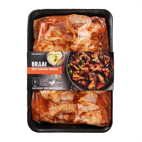 Hot Chicken Wings Avg 850g
